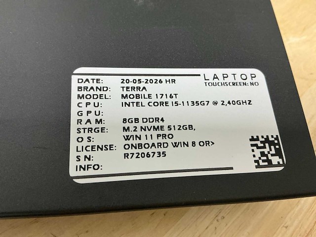 Terra 1716t laptop - afbeelding 7 van  7