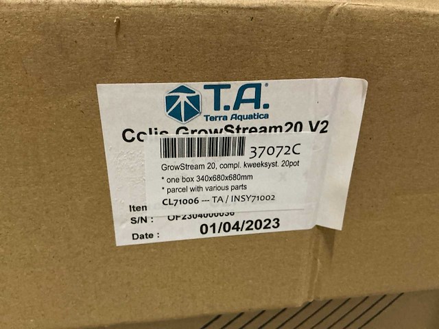 Terra aquatica growstream 20 compleet kweeksysteem (2x) - afbeelding 5 van  5