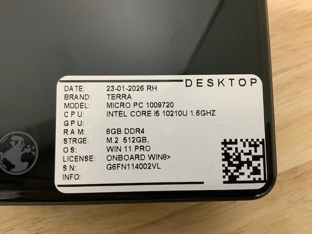 Terra micro pc 1009720 desktop (2x) - afbeelding 6 van  6