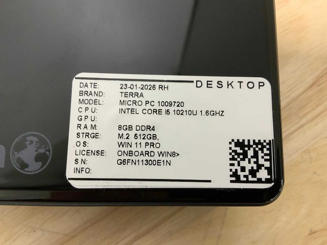 Terra micro pc 1009720 desktop - afbeelding 5 van  5