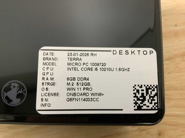Terra micro pc 1009720 desktop - afbeelding 5 van  5