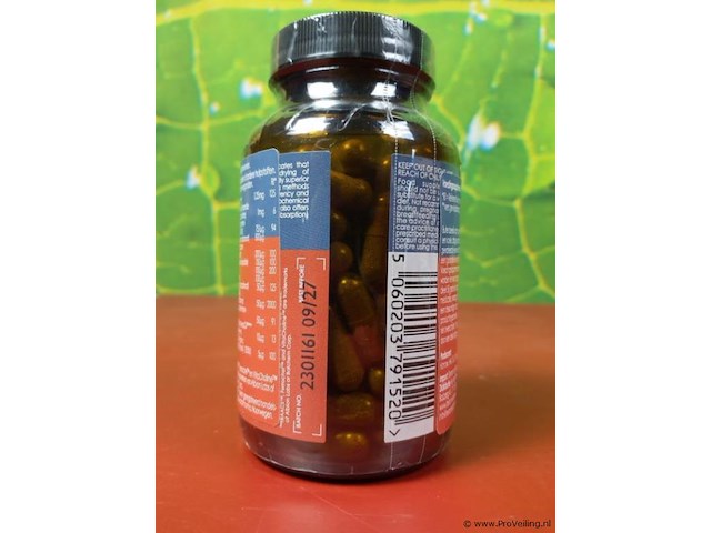 Terra multivitamine supplement advanced synergy multivitamin - 3 potjes á 100 vegacapsules - afbeelding 5 van  5