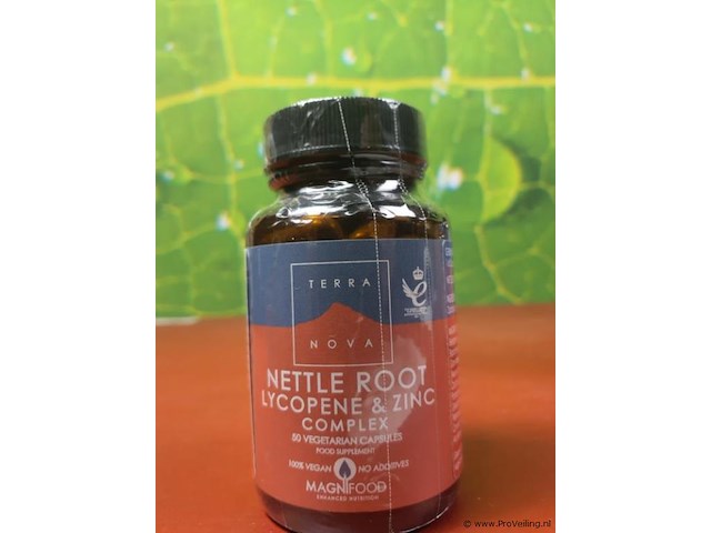 Terra voedingssupplementen, diverse soorten o.a. nettle root lycopene & zinc complex - afbeelding 6 van  13