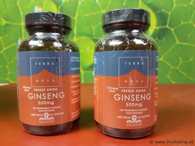 Terra voedingsupplement, diverse soorten o.a. ginseng supplement chinese red freeze dried ginseng 500mg - afbeelding 2 van  9
