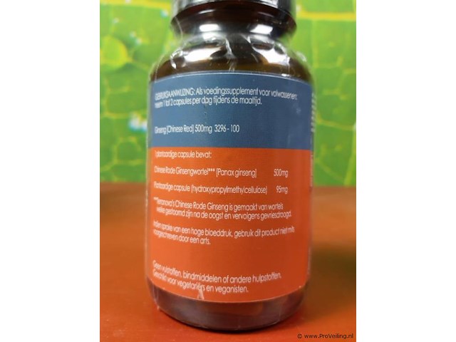 Terra voedingsupplement, diverse soorten o.a. ginseng supplement chinese red freeze dried ginseng 500mg - afbeelding 4 van  9