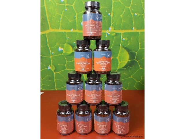 Terra voedingsupplement, diverse soorten o.a. probiotic complex, reishi & black garlic - afbeelding 17 van  21