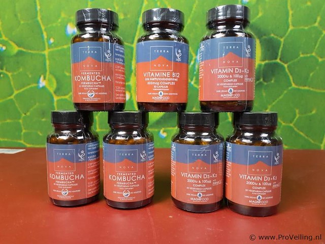 Terra voedingsupplement, diverse soorten o.a. vitamine d3 & kombucha - afbeelding 1 van  13