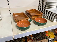 Terracotta kommen en schalen (5x) - afbeelding 4 van  4