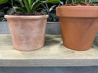 Terracotta planten met pot (3x) - afbeelding 3 van  3