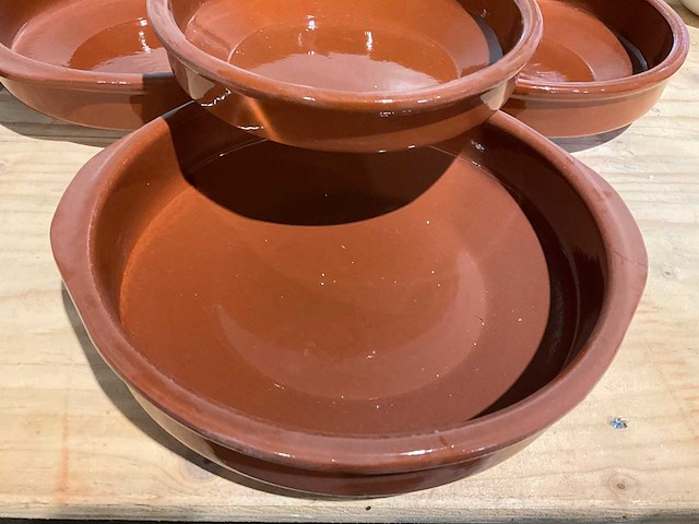 Terracotta serveerschaal (8x) - afbeelding 2 van  2