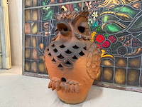 Terracotta uil - afbeelding 1 van  3