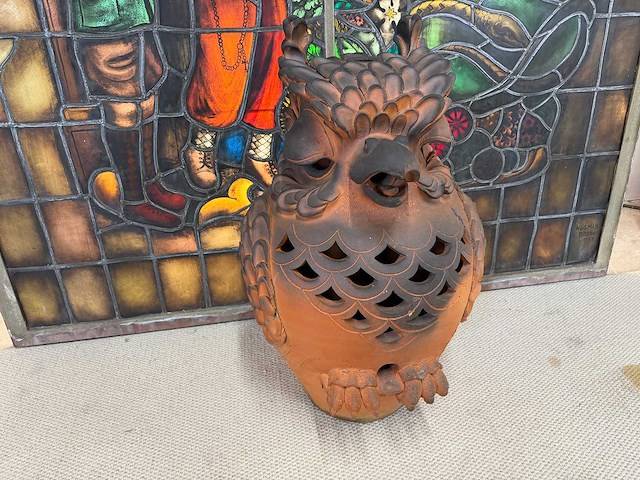 Terracotta uil - afbeelding 2 van  3