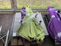 Terras parasol met voet (7x) - afbeelding 3 van  6