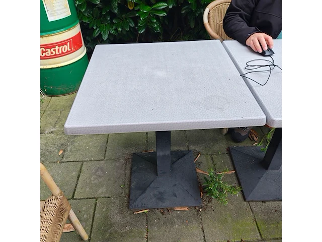 Terras tafel, grijs - afbeelding 1 van  2