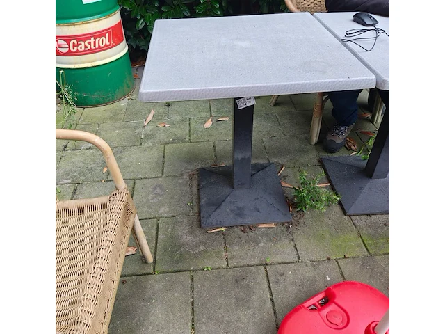 Terras tafel, grijs - afbeelding 2 van  2
