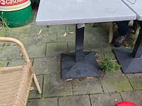 Terras tafel, grijs - afbeelding 2 van  2