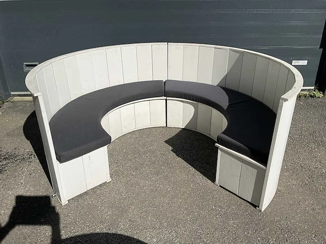 Terrasbank met tafel - afbeelding 2 van  7