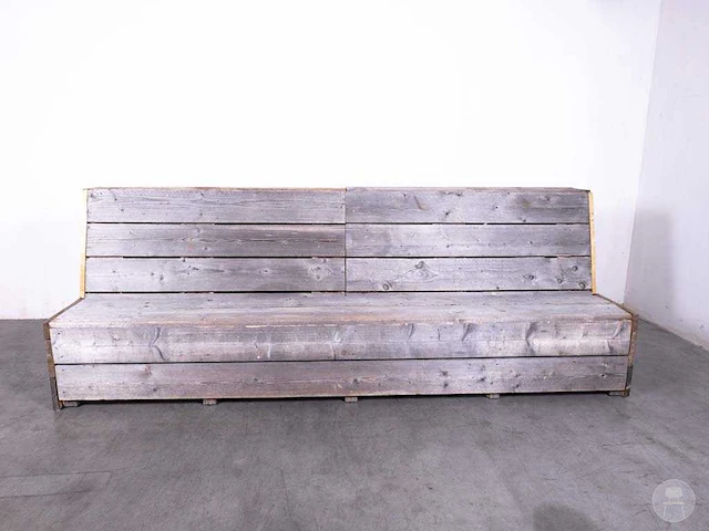 Terrasbank steigerhout - afbeelding 3 van  7