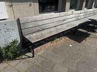 Terrasbank teak 210cm - afbeelding 1 van  4