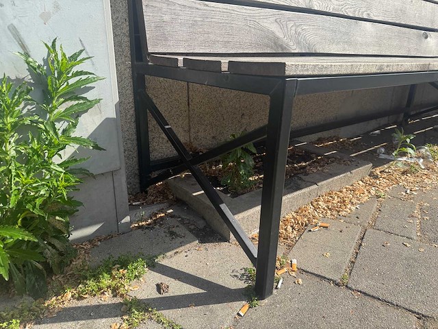 Terrasbank teak 210cm - afbeelding 4 van  4