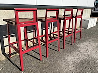 Terrasbarkruk met rugleuning (12x) - afbeelding 7 van  7