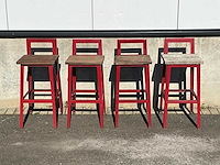 Terrasbarkruk met rugleuning (16x) - afbeelding 4 van  7