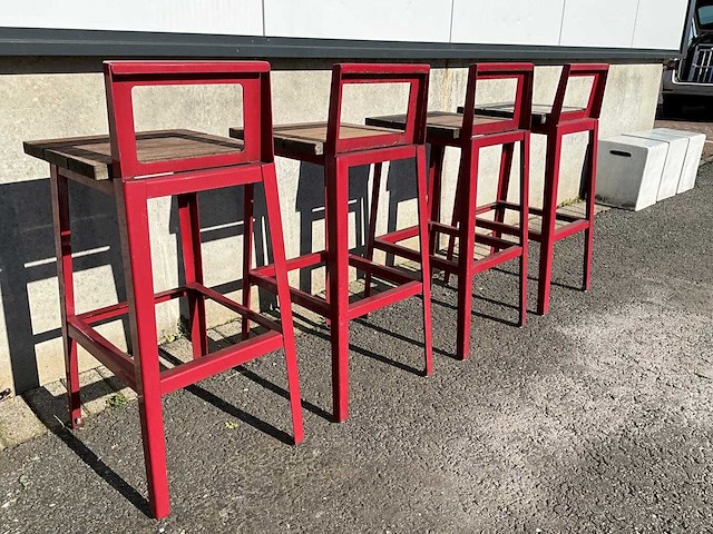 Terrasbarkruk met rugleuning (16x) - afbeelding 7 van  7