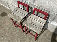 Terrasbarkruk met rugleuning (16x) - afbeelding 6 van  8