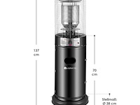 Terrasheater cuna - verstelbaar - 11 kw - incl. afdekhoes - afbeelding 5 van  11
