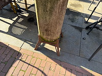 Terraskaars op houte zuil - afbeelding 3 van  6