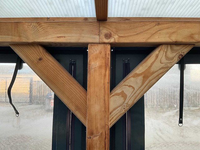 Terrasoverkapping - voorzien van verandazeilen - afbeelding 20 van  24