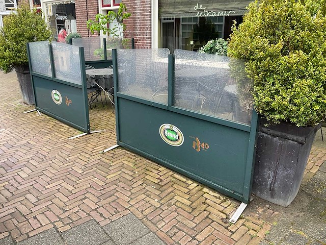 Terrasscherm (4x) - afbeelding 1 van  3