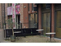 Terrasscherm met bank (2x) - afbeelding 1 van  5