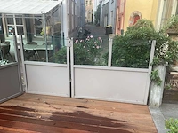 Terrasscherm totale lengte 12m