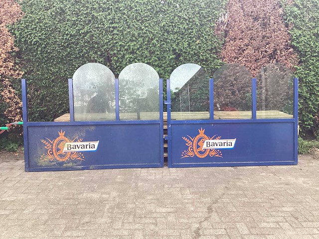 Terrasscherm/windscherm (2x) - afbeelding 1 van  5