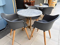 Terrasset - 5 x tafel en 16 x stoel - afbeelding 4 van  7