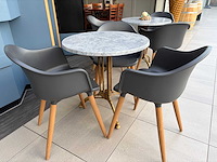 Terrasset - 5 x tafel en 16 x stoel - afbeelding 5 van  7