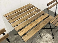 Terrasset tafel met 2 stoelen (12x) - afbeelding 3 van  6