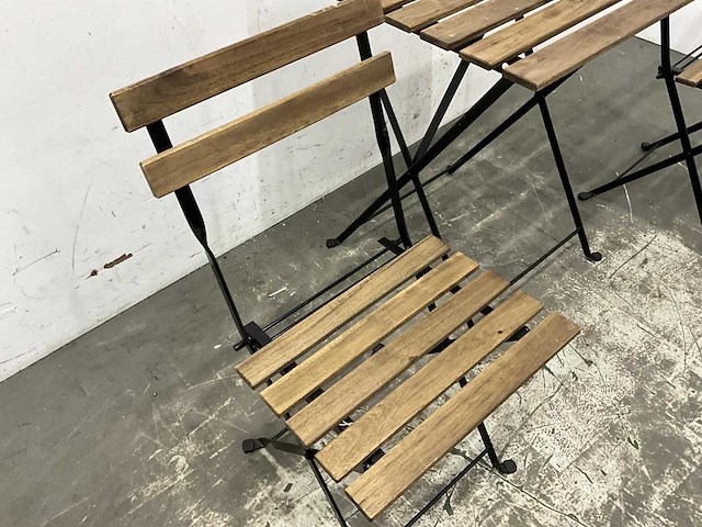 Terrasset tafel met 2 stoelen (12x) - afbeelding 4 van  6