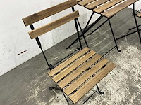 Terrasset tafel met 2 stoelen (12x) - afbeelding 4 van  6