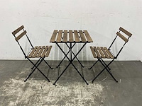 Terrasset tafel met 2 stoelen (13x) - afbeelding 1 van  6