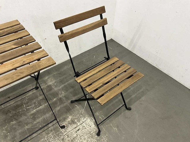 Terrasset tafel met 2 stoelen (13x) - afbeelding 2 van  6