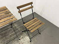 Terrasset tafel met 2 stoelen (13x) - afbeelding 2 van  6