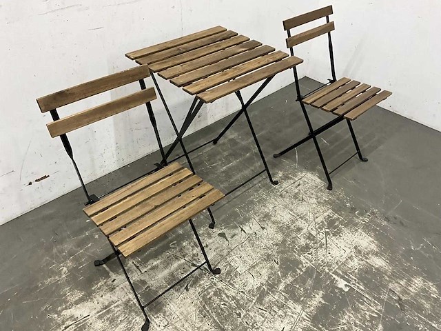 Terrasset tafel met 2 stoelen (13x) - afbeelding 5 van  6