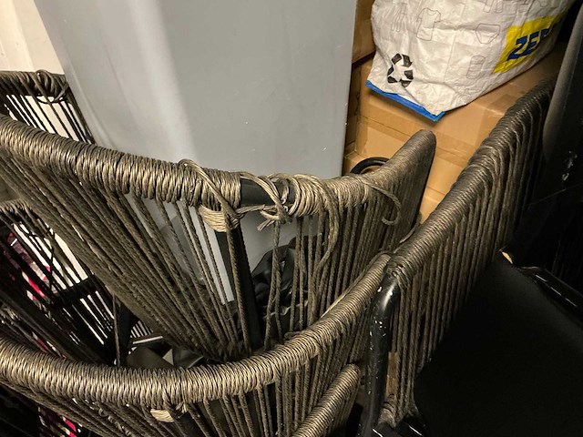 Terrasstoel draad (6x) - afbeelding 2 van  2