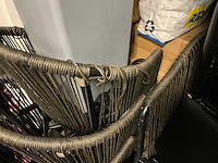 Terrasstoel draad (6x) - afbeelding 2 van  2