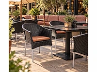 Terrasstoel me ronde rugleuning (40x)