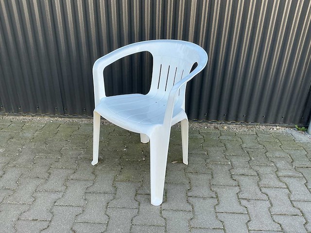 Terrasstoel met leuning (10x) - afbeelding 1 van  2