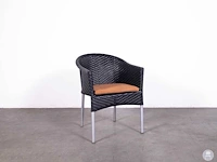 Terrasstoel met ronde rugleuning (10x) - afbeelding 2 van  4