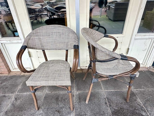Terrasstoel nice beige (12x) - afbeelding 2 van  4